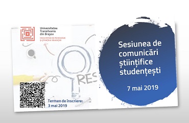 Sesiunea De ComunicÄƒri È™tiinÈ›ifice StudenÈ›eÈ™ti 2019 Facultatea De Psihologie È™i È™tiinÈ›ele EducaÈ›iei